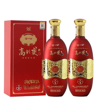 泸州老窖高兴美酒N9 双瓶装